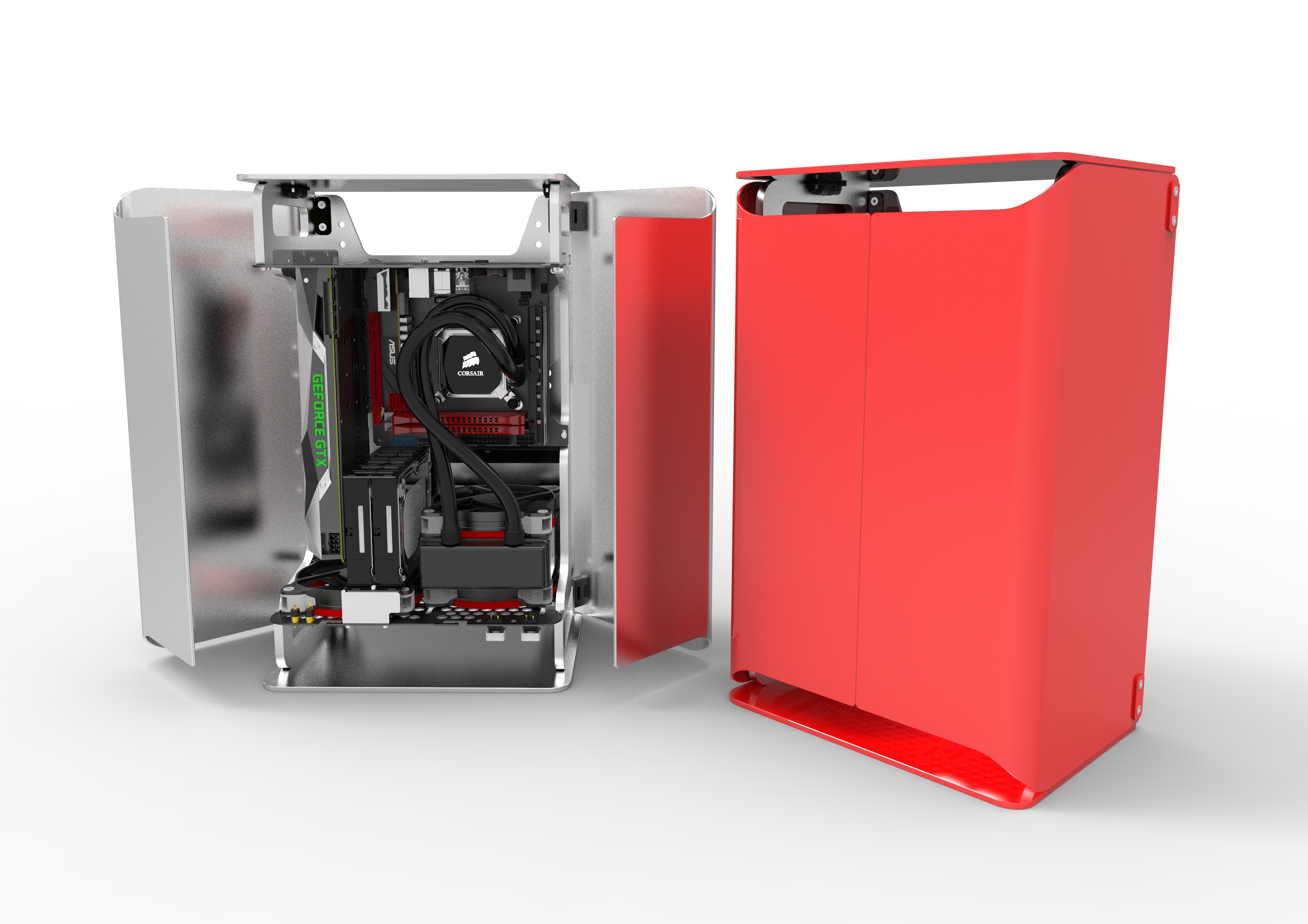 CD1568 ITX电脑机箱设计